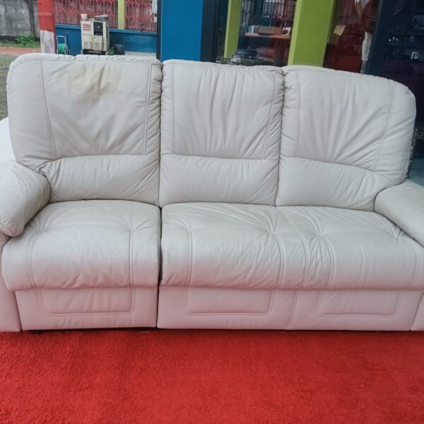 RF-5480 CANAPE EN CUIR BEIGE AVEC RELAX ELECTRIQUE 03P